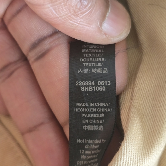 Fossil Zoey Leather Tote Shoulder HandBag Tan Brown Women Large Logo - Picture 13 of 15